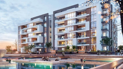 Apartment Garden for sale in La Mirada with 3 bedrooms in Mostakbal City