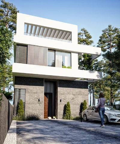 Villa Type A for sale in The Crest with 4 bedrooms in New Cairo